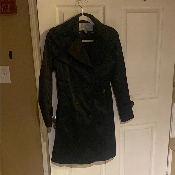 Jessica Simpson Black Trench Coat - Picture 3 of 5